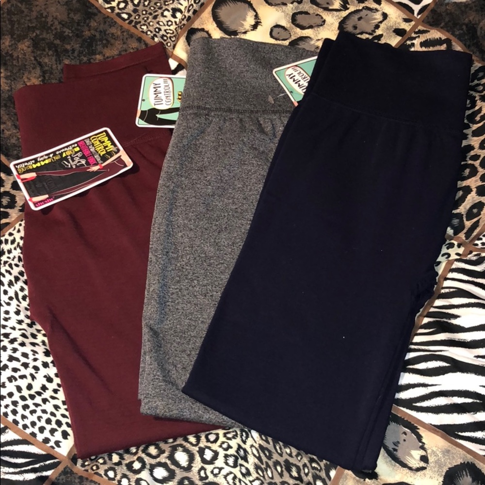 3 Pairs Thick Leggings